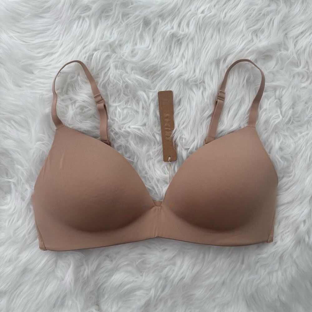 Skims Wireless Form T-shirt Bra Clay Size 34B